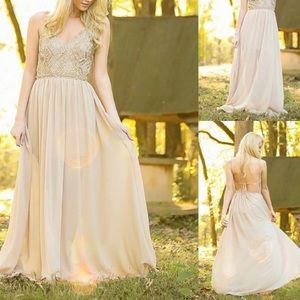 Beautiful dress with open back